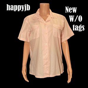 NWOT Vintage Bobbie Brooks Top Blouse Size L